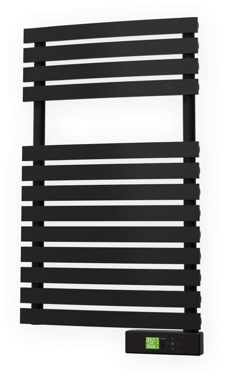 black towel rail
