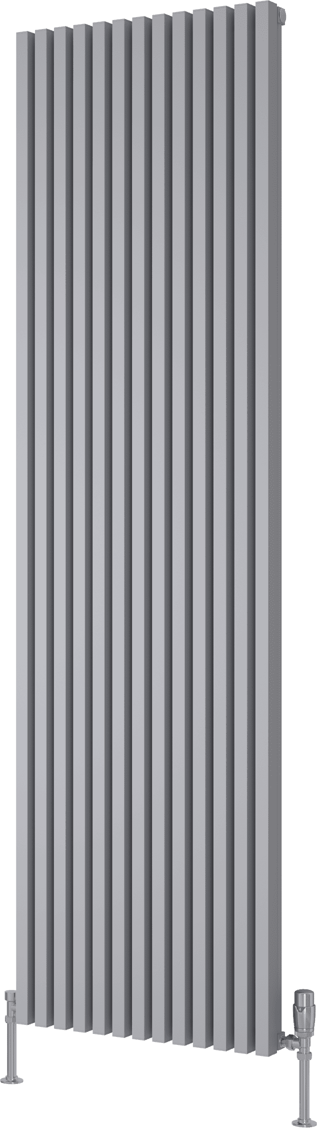 Alba Radiators Reina Albano A-ABN18050S Silver Vertical Radiator 510mm x 1800mm ...