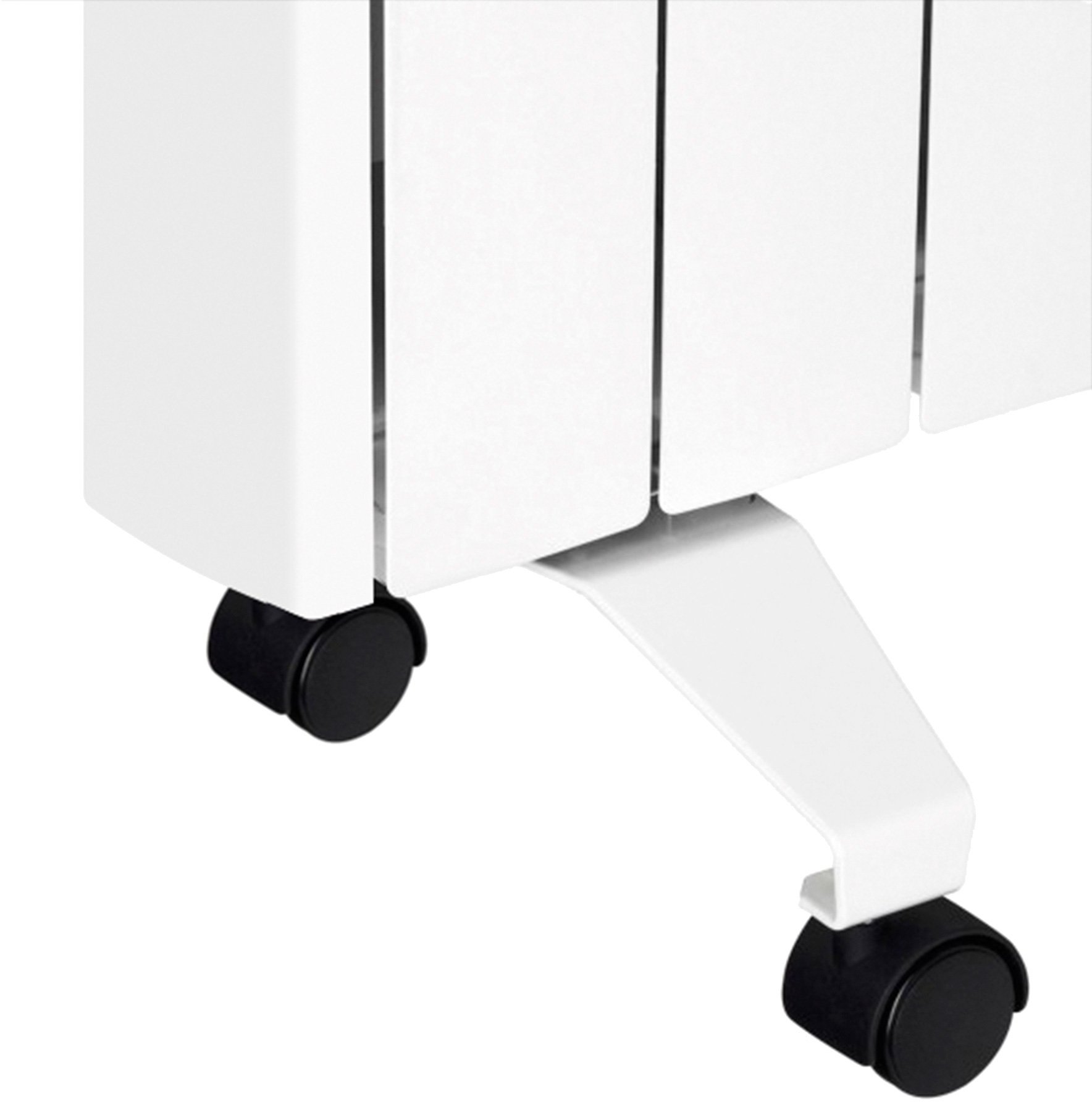 Holms Radiator Rointe White Radiator Wheels - 1 Pair - Heater Shop
