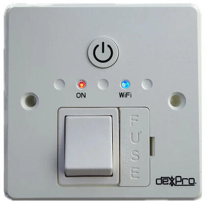 DeXpro SSW13 White Wi-Fi Switched Fused Spur - 13amp - Heater Shop