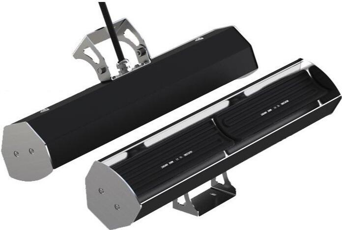 Herschel Advantage IR2-1300B 1.3kW Black - Heater Shop